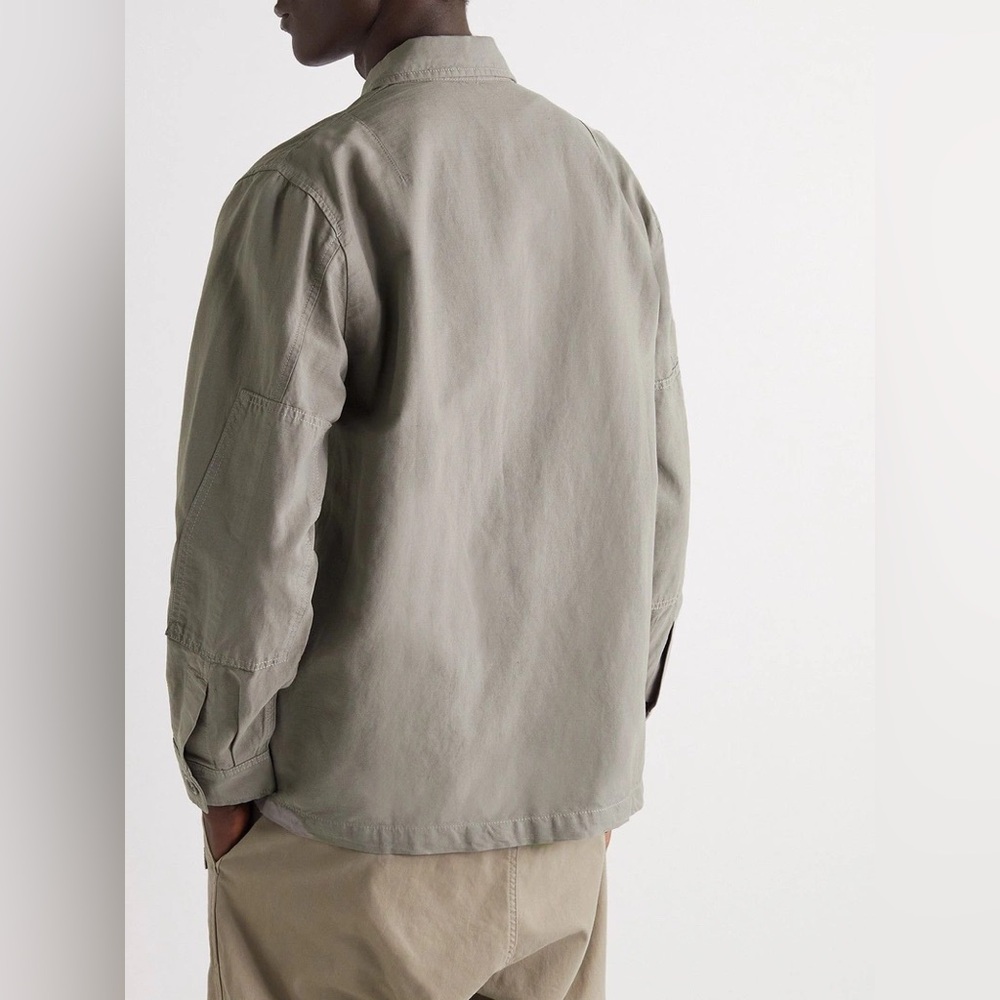 New Norse Projects Kyle Cotton-Linen Jacket Gray - Picture 2 of 15